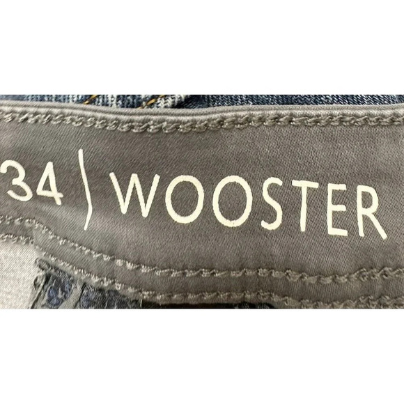 BlankNYC Jeans Mens 34x31 Wooster Slim Fit Gray Cotton Stretch Straight Leg - Picture 5 of 8